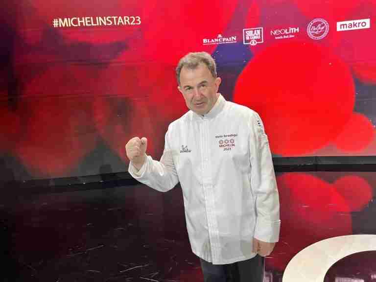 Berasategui logra su Estrella Michelin número 13: "Dicen que estoy haciendo historia, pero solo transporto felicidad"