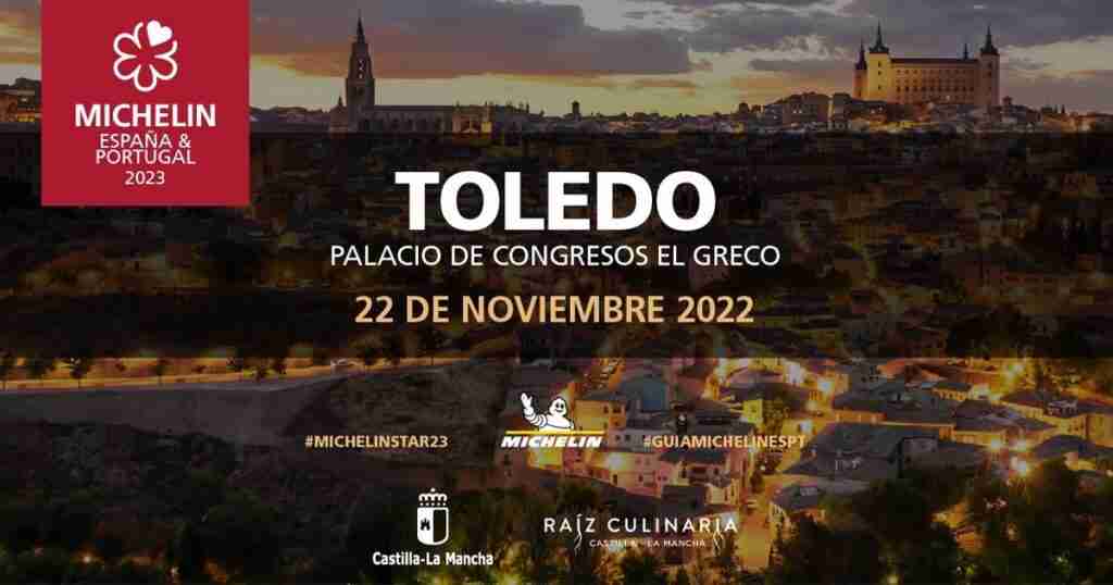 El cielo de Toledo se llenará de estrellas este martes con la celebración de la Gala Michelin España y Portugal 2023