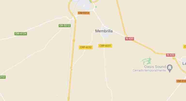 Herido grave un menor de 13 años tras chocar con su bicicleta contra un autobús en Membrilla (Ciudad Real)