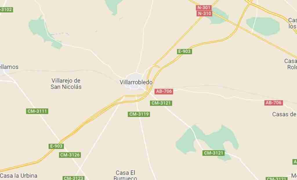 Herido grave un menor de 16 años tras una colisión entre la moto que conducía y un coche en Villarrobledo