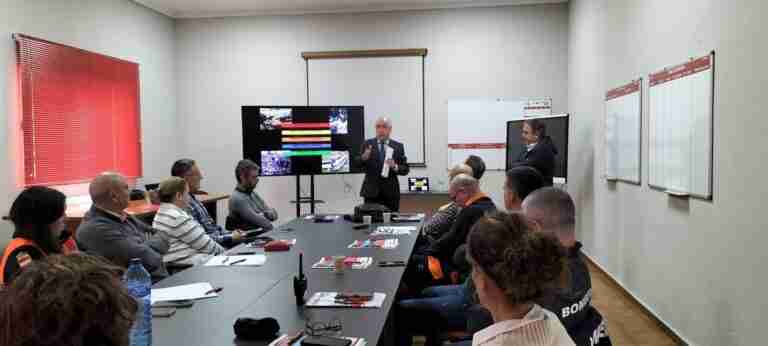 Integrantes de los grupos de emergencia del Complejo de Puertollano se forman en gestión a nivel estratégico
