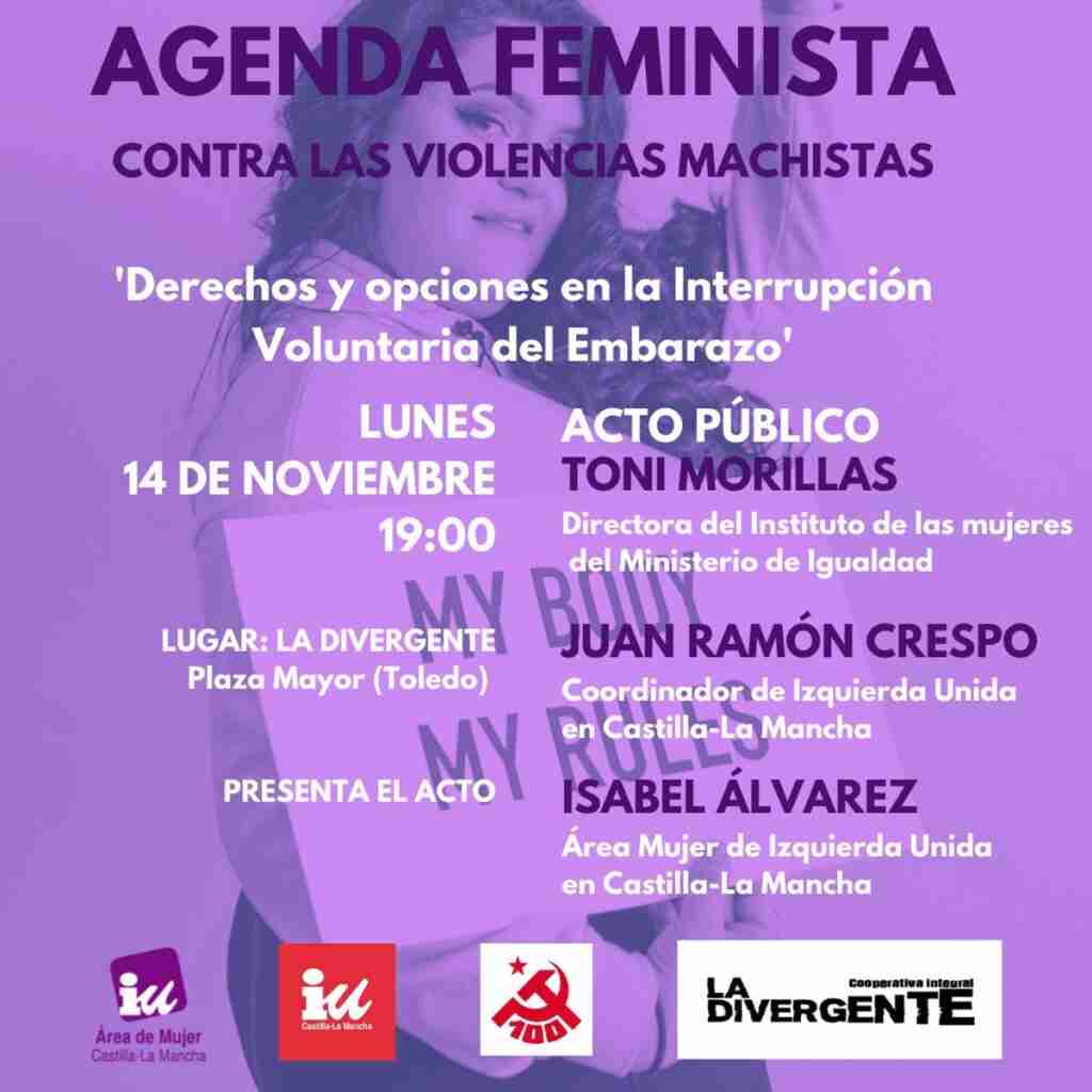 La directora del Instituto de las Mujeres del Ministerio de Igualdad charla este lunes en Toledo sobre el aborto