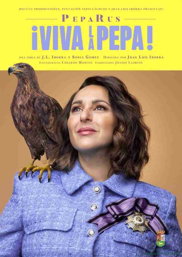 Pepa Rus llegará este sábado a Bolaños con su nueva obra teatral '¡Viva la Pepa!'