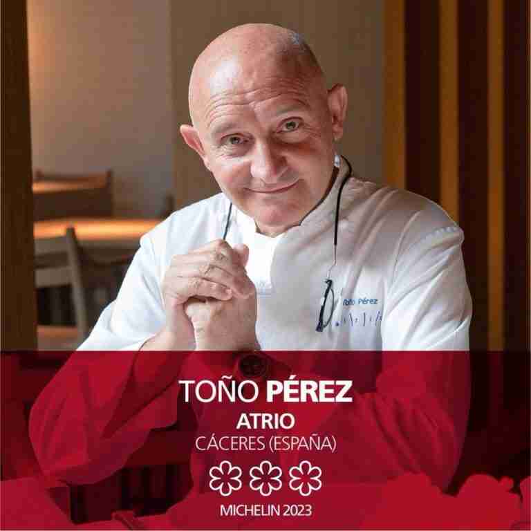 Toño Pérez, tras subir a Atrio al Olimpo de los 3 Estrellas Michelin: "Servirá para seguir defendiendo Extremadura"