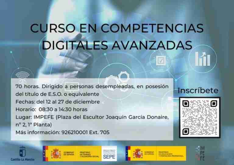 curso competencias digitales avanzadas ciudad real