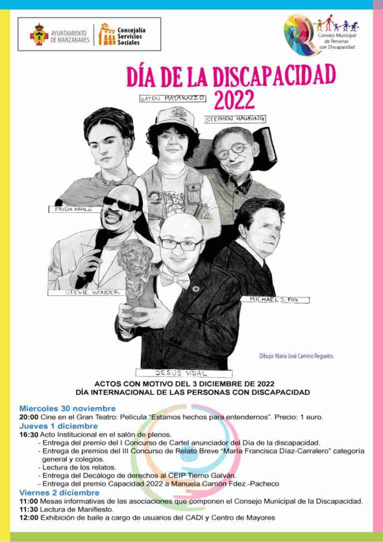 dia de personas discapacidad en manzanares 2022