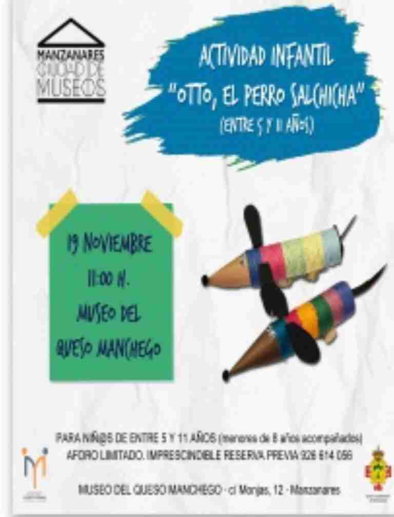 actividad infantil manzanares otto perro salchicha