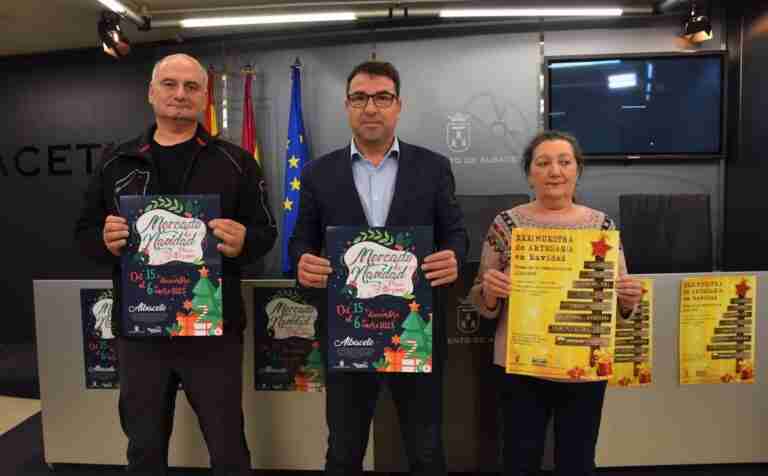 Aromaterapia o juguetes de madera, en el Mercado de Navidad albaceteño del 15 de diciembre al 6 de enero en el Altozano