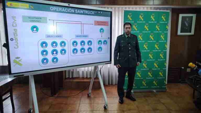 Cae una banda que robó camiones y mercancías en 12 provincias, alguna de C-LM, para después venderla