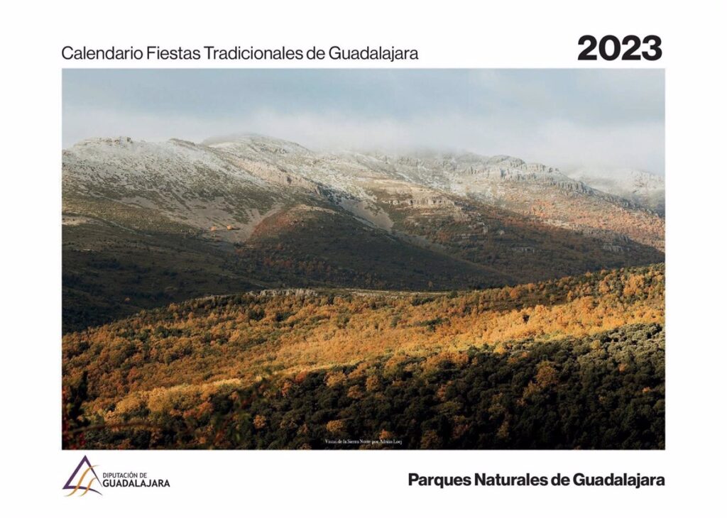 Dedicado a los parques naturales de la provincia el calendario de Fiestas Tradicionales 2023 de Diputación Guadalajara