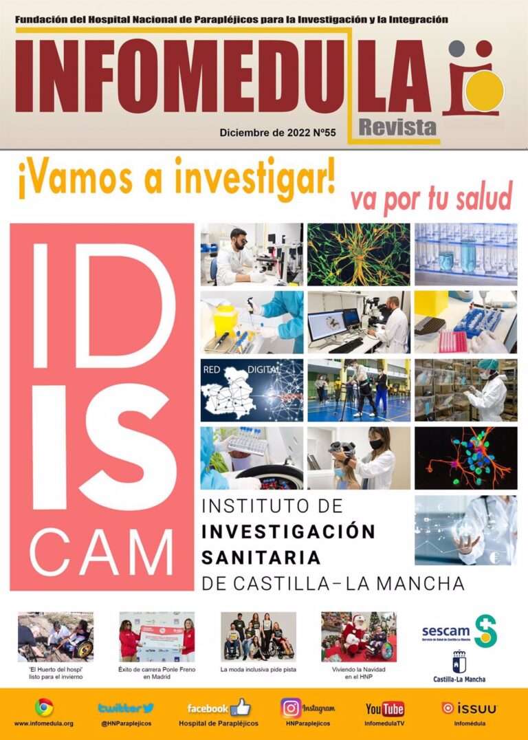 El nuevo Instituto de Investigación Sanitaria de C-LM protagoniza la revista 'Infomédula' del hospital de Parapléjicos