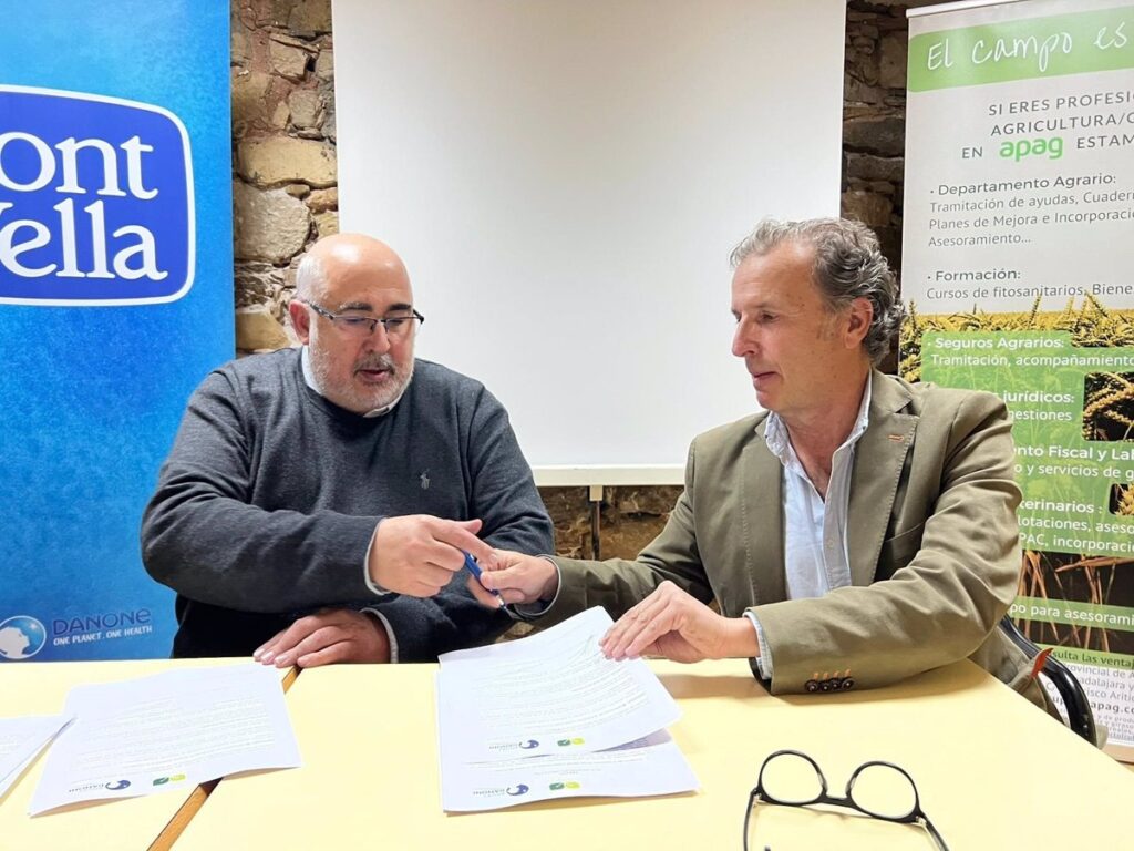Font Vella y APAG-Coagral renuevan convenio para promover agricultura sostenible en el entorno de la planta de Sigüenza
