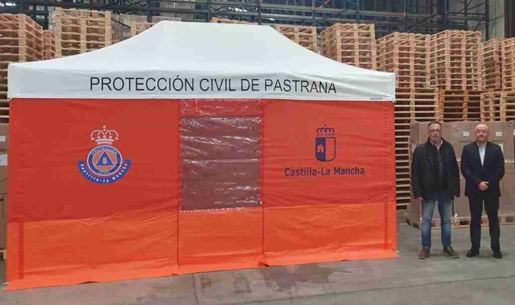Hasta 35 agrupaciones de Protección Civil reciben tiendas de campaña para primeros auxilios y material de emergencias