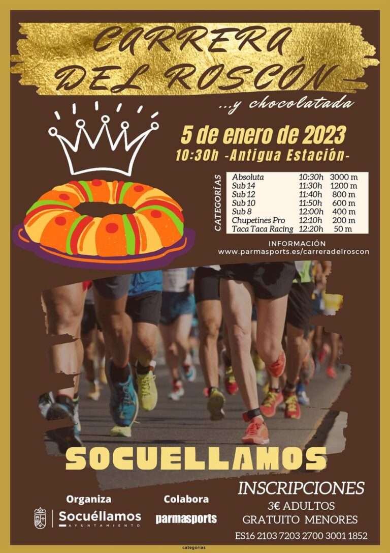 La 'Carrera del Roscón', prueba para disfrutar en familia que se estrena en Socuéllamos el 5 de enero