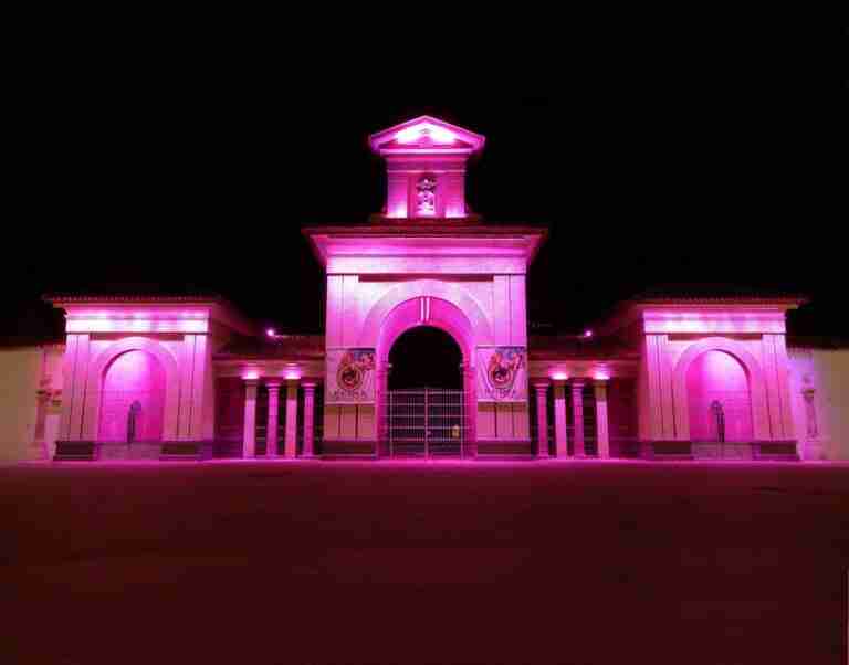 La Plaza de Toros y la Puerta de Hierros del Recinto Ferial de Albacete ya disponen de nueva iluminación artística