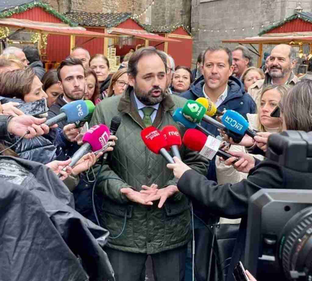 VÍDEO: Núñez no aclara si Velázquez será candidato del PP a Alcaldía de Toledo y pide respetar los plazos del partido