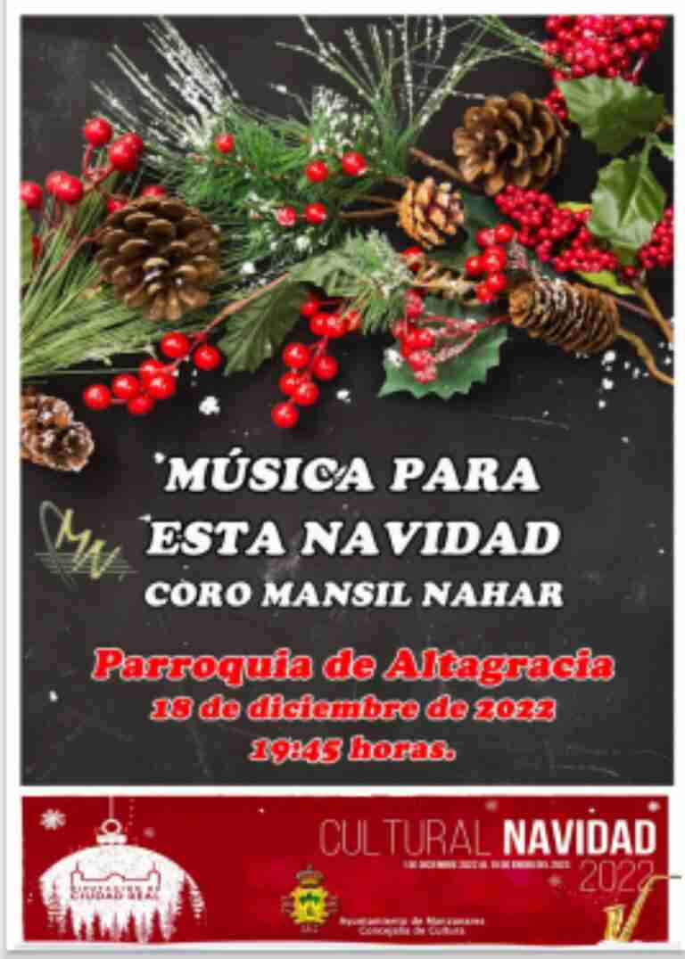 coro mansil nahar concierto navidad manzanares