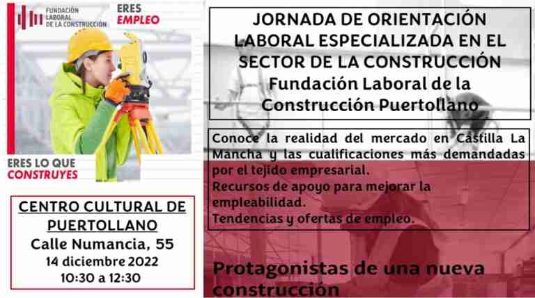 jornadas empleo nuevas oportunidades construccion puertollano