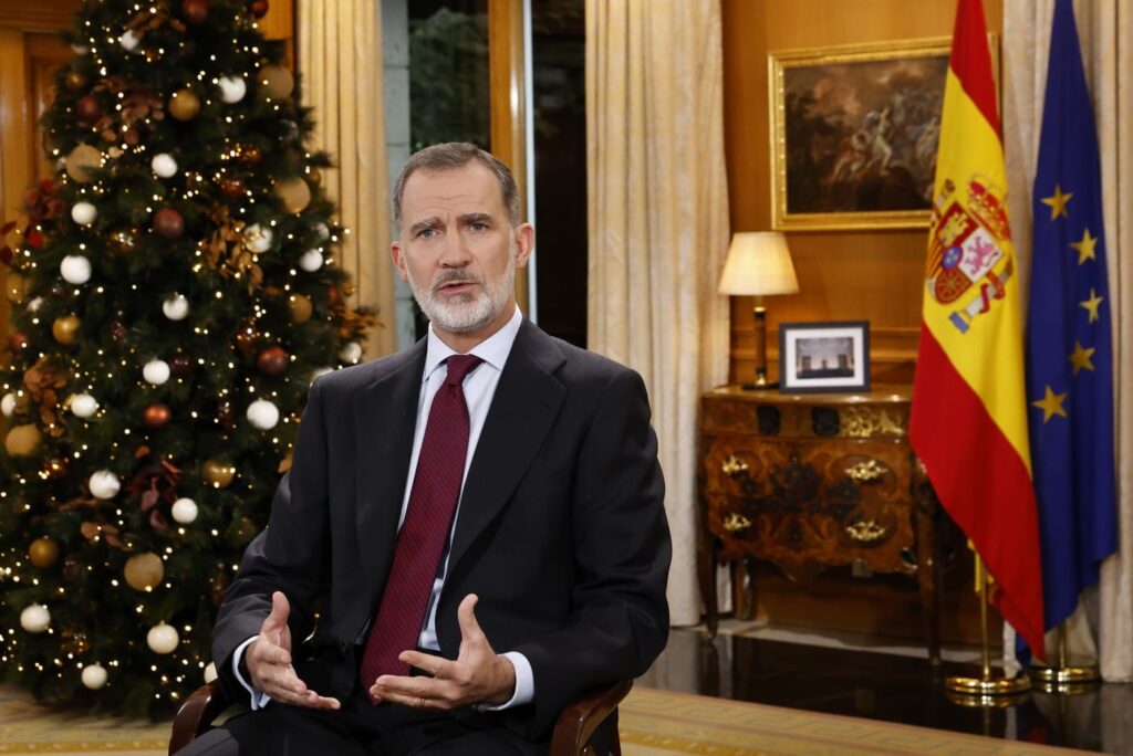 © Casa de S.M. el Rey MENSAJE DE NAVIDAD DE SU MAJESTAD EL REY Palacio de La Zarzuela. Madrid, 24.12.2022