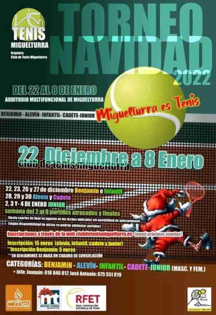 torneo especial navidad tenis miguelturra