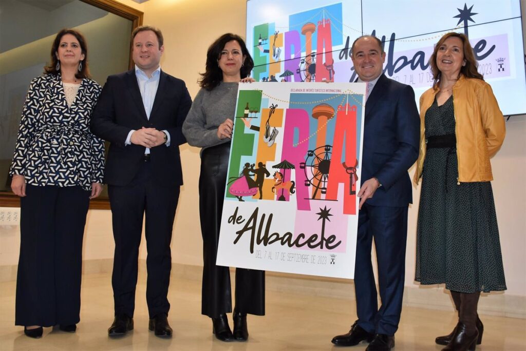 'Color Feria', cartel anunciador de la Feria de Albacete 2023 que aúna folclore, alegría y sentimientos