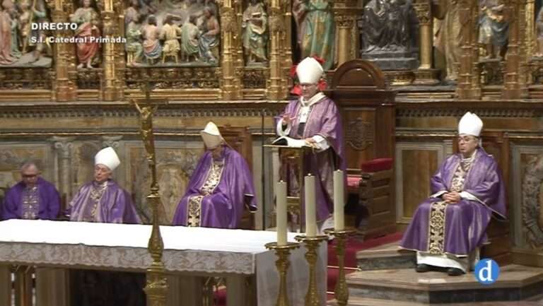 Arzobispo Toledo reivindica el servicio a los pobres de Benedicto XVI: "Los ricos están tan llenos que les sobra Dios"
