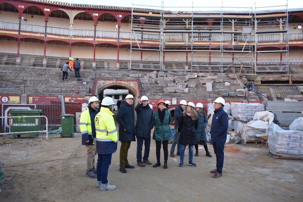 La rehabilitación de la plaza de toros de Ciudad Real avanza a buen ritmo con una inversión que supera los 2 millones