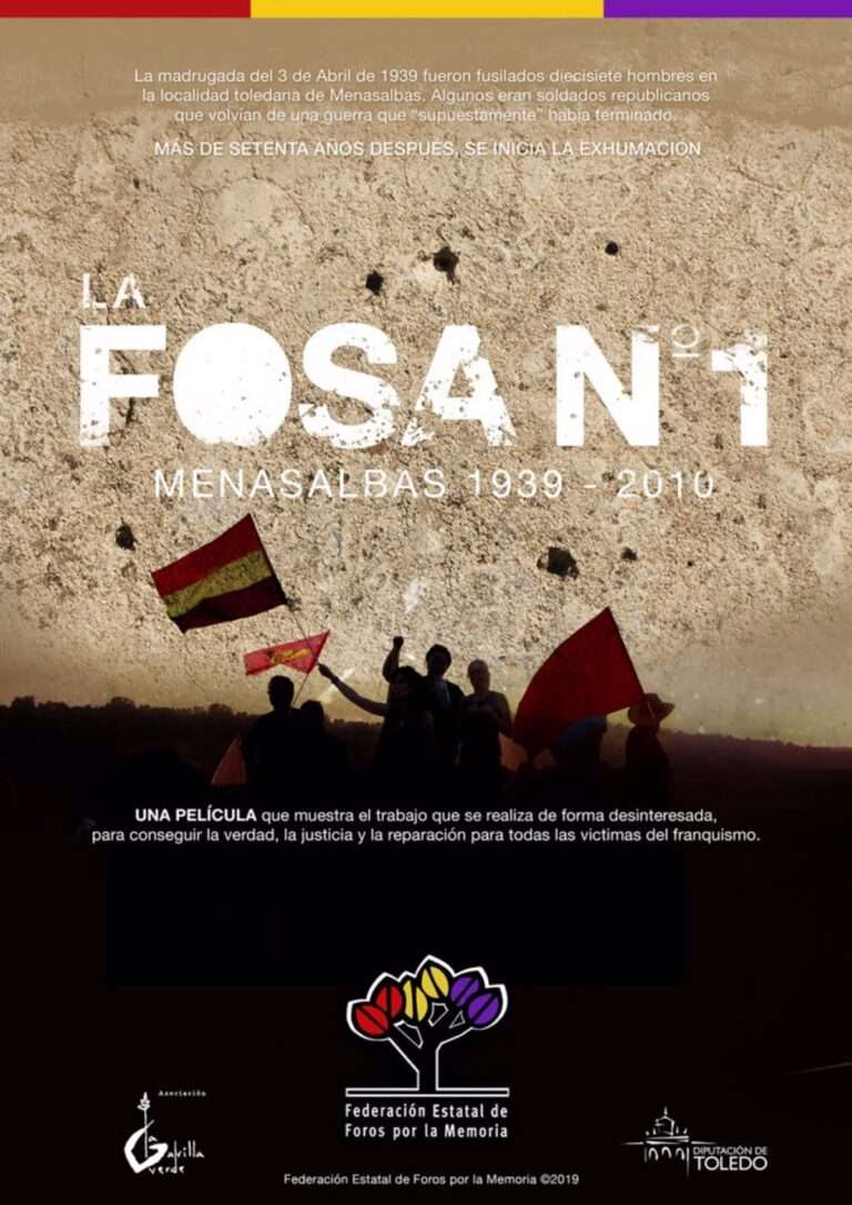 Presidente de Federación de Foros por la Memoria asiste el martes en Toledo al visionado de 'La Fosa Nº 1, Menasalbas'