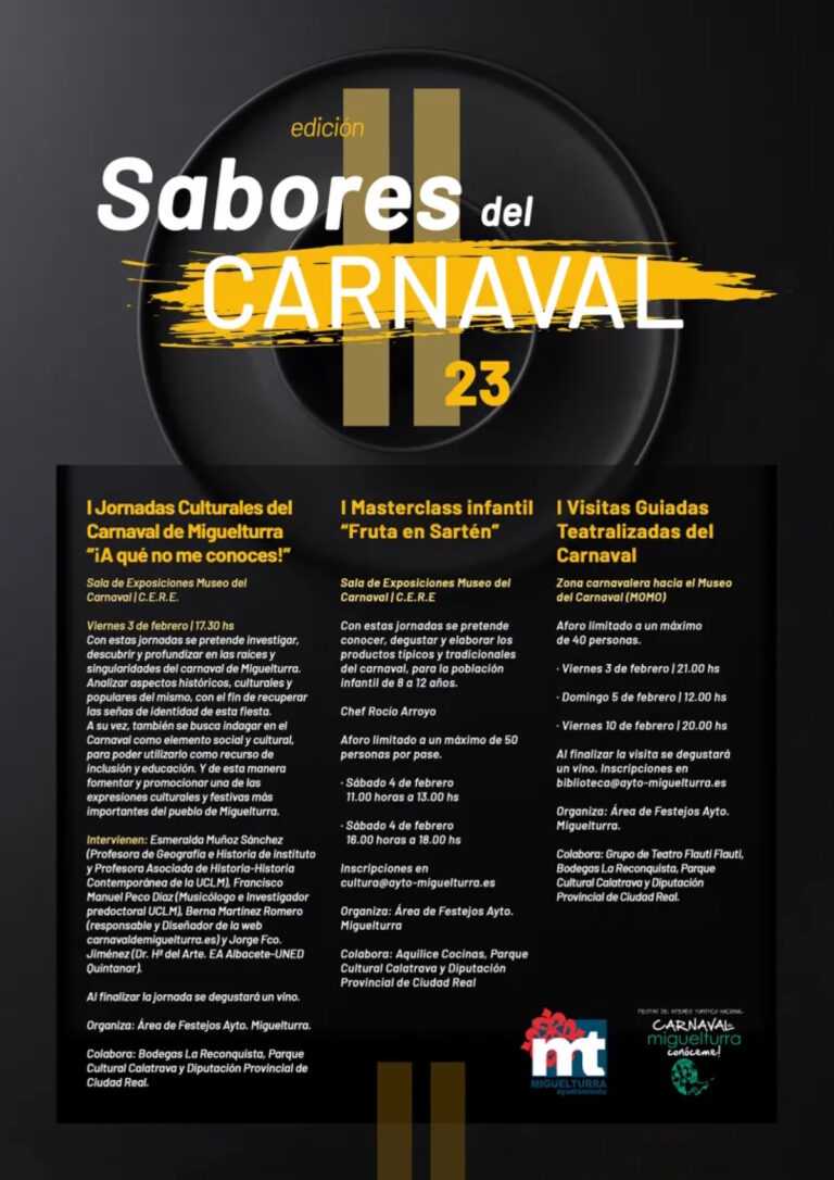 sabores del carnaval miguelturra 2023