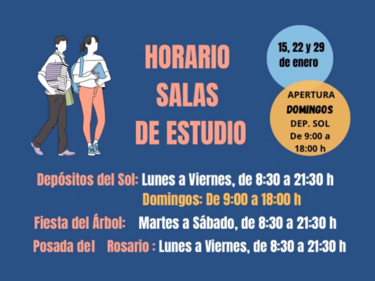 horario salas de estudio sol albacete