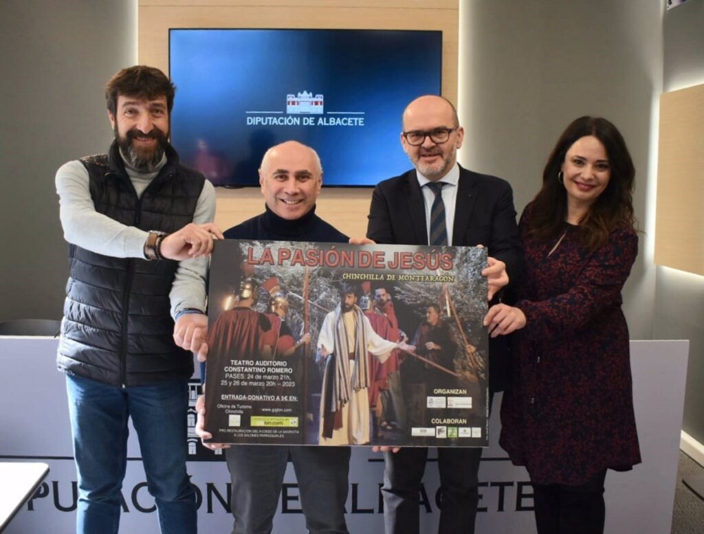 'La Pasión de Jesús' regresa a Chinchilla de Montearagón en marzo tres años después de su última representación