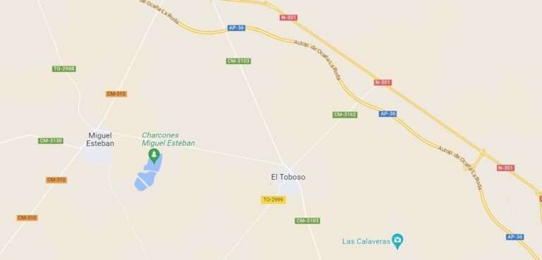 Abierta la AP-36 a la altura de El Toboso (Toledo) tras el vuelco de un tráiler