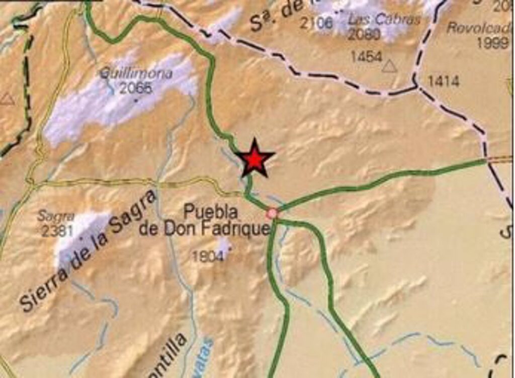Chinchilla de Montearagón y Nerpio notan el terremoto de Puebla de Don Fadrique (Granada)