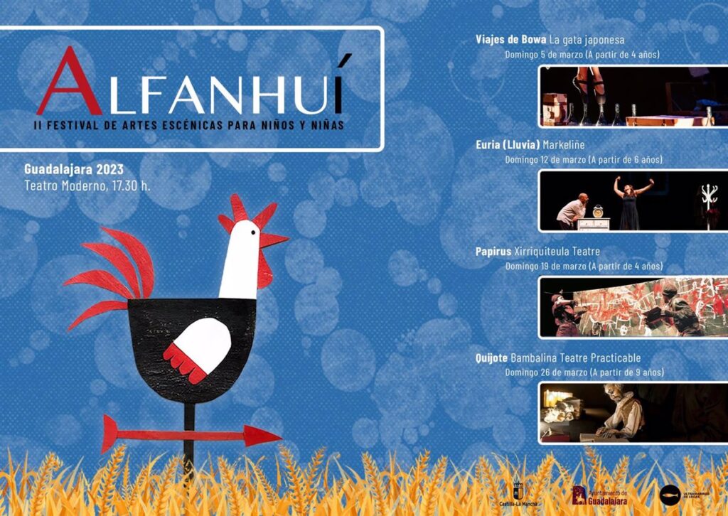 El II Festival 'Alfanhuí' de artes escénicas para público infantil regresa el 5 de marzo a Guadalajara