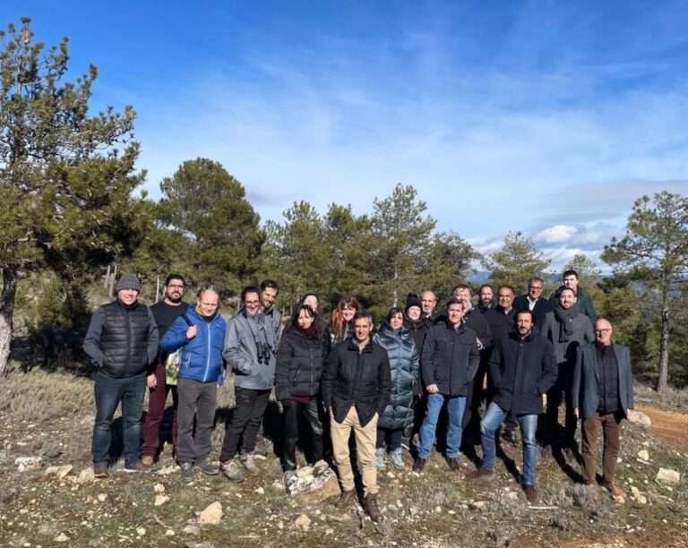 Responsables de Toroverde conocen los terrenos de la pedanía conquense de Tondos, donde irá ecoparque de turismo activo