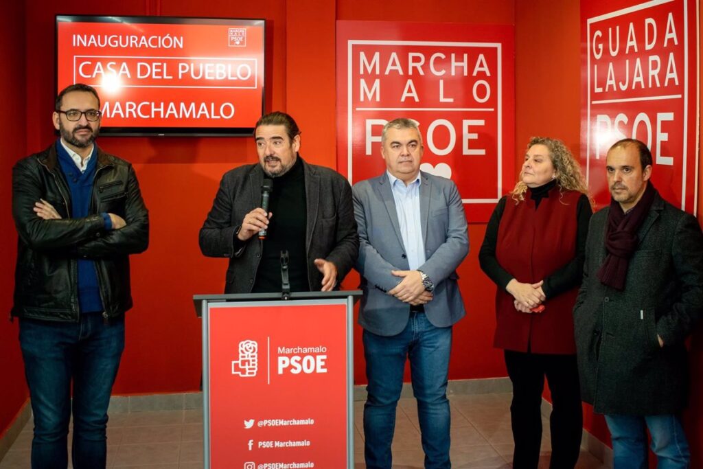 Inaugurada la Casa del Pueblo de Marchamalo de mano de Santos Cerdán, que destaca su papel como "lugar abierto a todos"