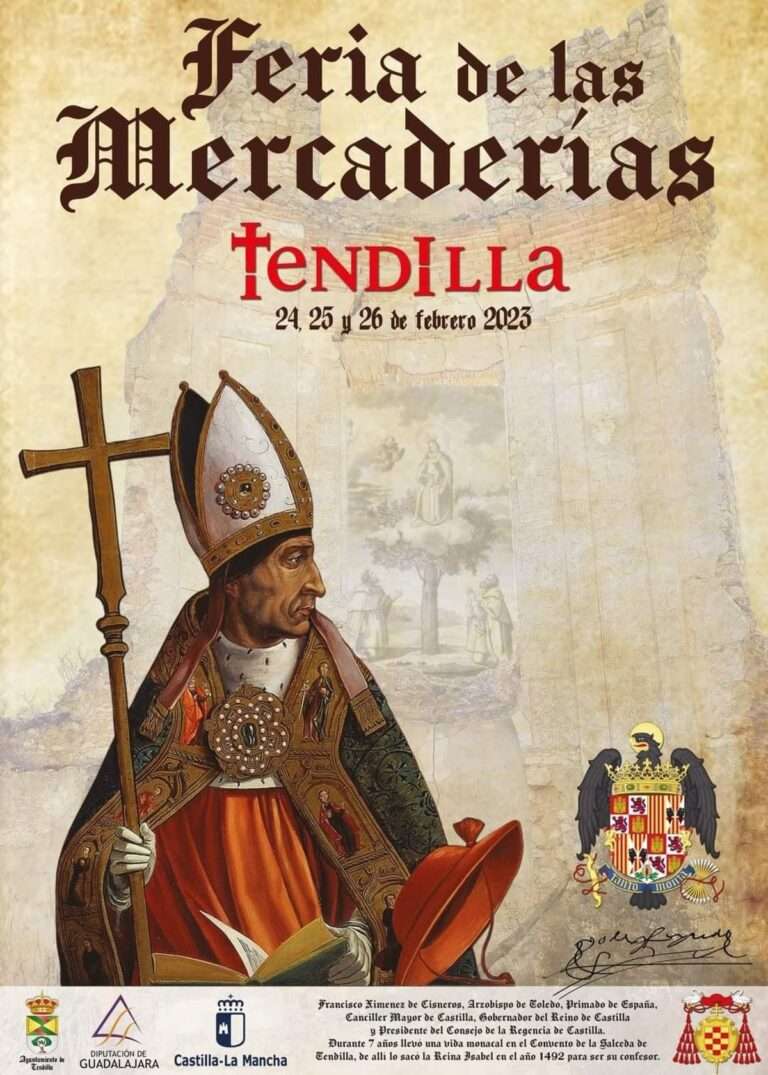 Tendilla conmemora desde este viernes la figura del Cardenal Cisneros en una nueva Feria de las Mercaderías