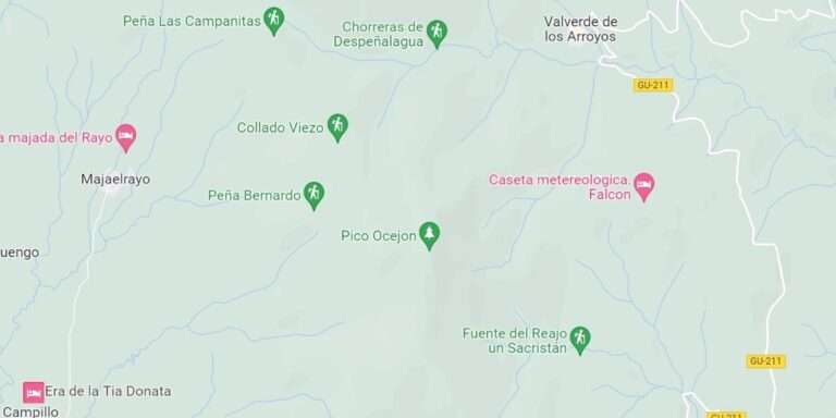Una senderista resulta herida tras sufrir una caída en la ladera sur del Pico Ocejón, en Tamajón (Guadalajara)