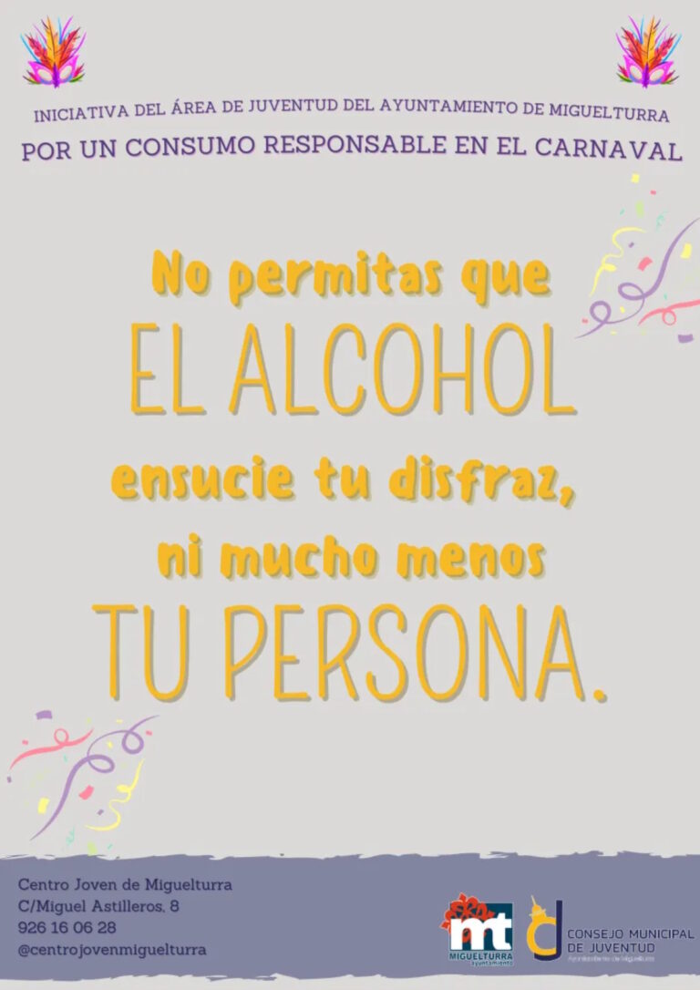 campana prevencion consumo alcohol carnaval 2023 miguelturra