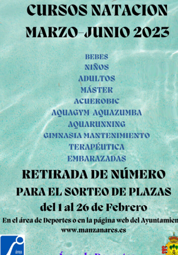 cursos de natacion en manzanares