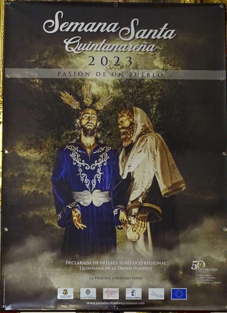 La Traición a Nuestro Padre, imagen del libro y cartelería de la Semana Santa 2023 de Quintanar de la Orden 18