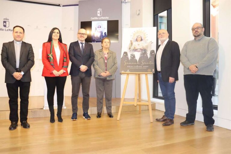 La imagen 'Nuestra Señora de los Dolores', que celebra su 250 aniversario, cartel de la Semana Santa de Pozo Cañada