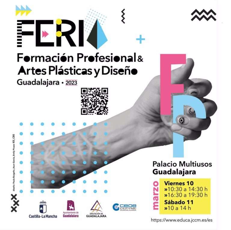 Guadalajara acoge a partir de este viernes la Feria de Formación Profesional, Artes Plásticas y Diseño