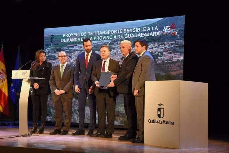 C-LM pondrá en marcha servicios de Transporte Sensible a la Demanda que abarcarán el 93% de municipios de Guadalajara