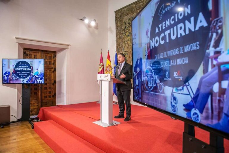 Castilla-La Mancha presenta su nuevo servicio nocturno de la Red de Viviendas de Mayores, "pionero" en España