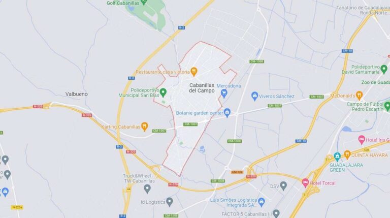 Muere un hombre de 44 años tras la salida de la vía de un vehículo en Cabanillas del Campo (Guadalajara)