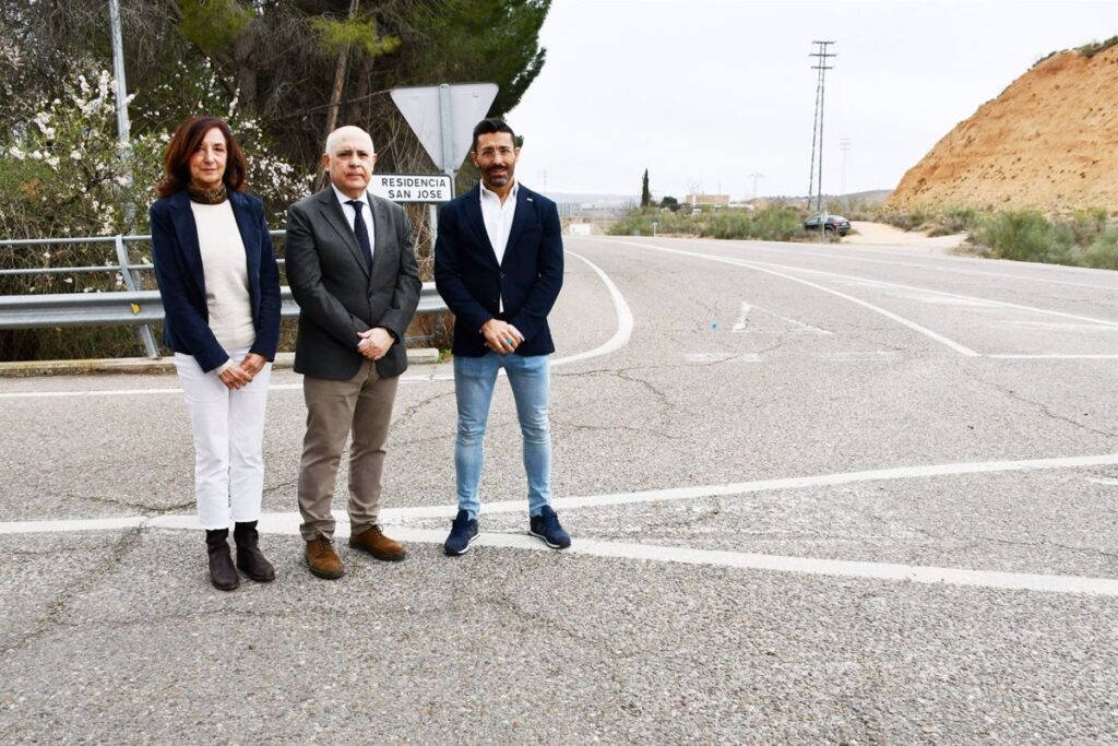 Diputación y Gobierno C-LM mejorarán la seguridad vial en la CM-4001 en el acceso a la residencia 'San José' de Toledo