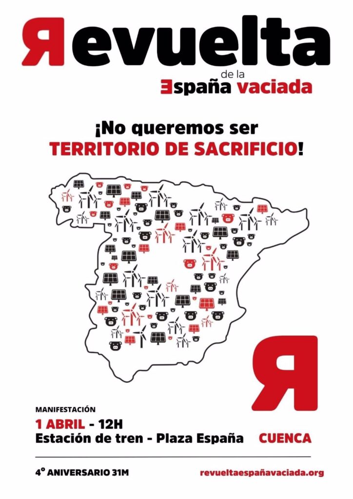 La España Vaciada lamenta que cuatro años después de la gran manifestación del movimiento la despoblación se ve agravada