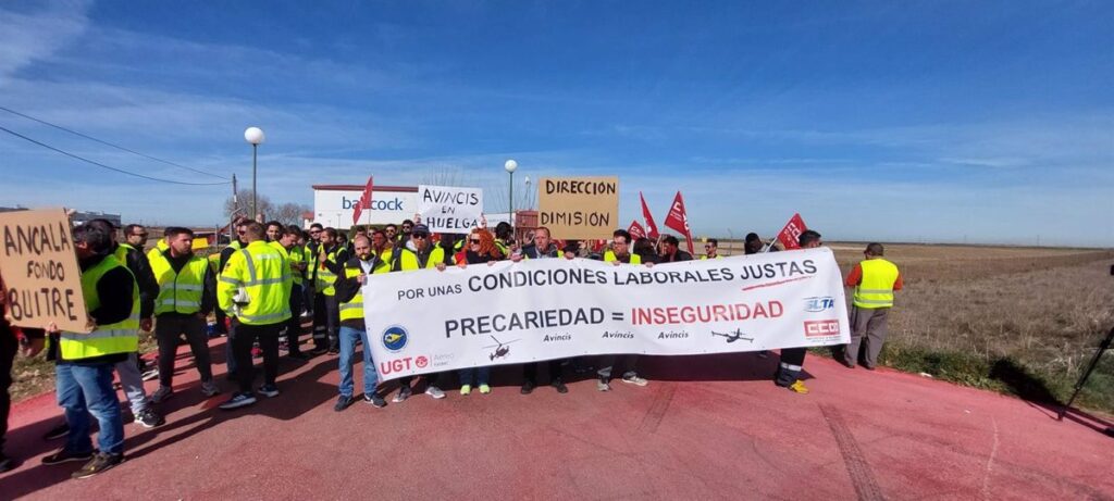 CCOO califica de "éxito" la huelga en Avincis Technics Albacete para reclamar subir salarios, tras seis años congelados