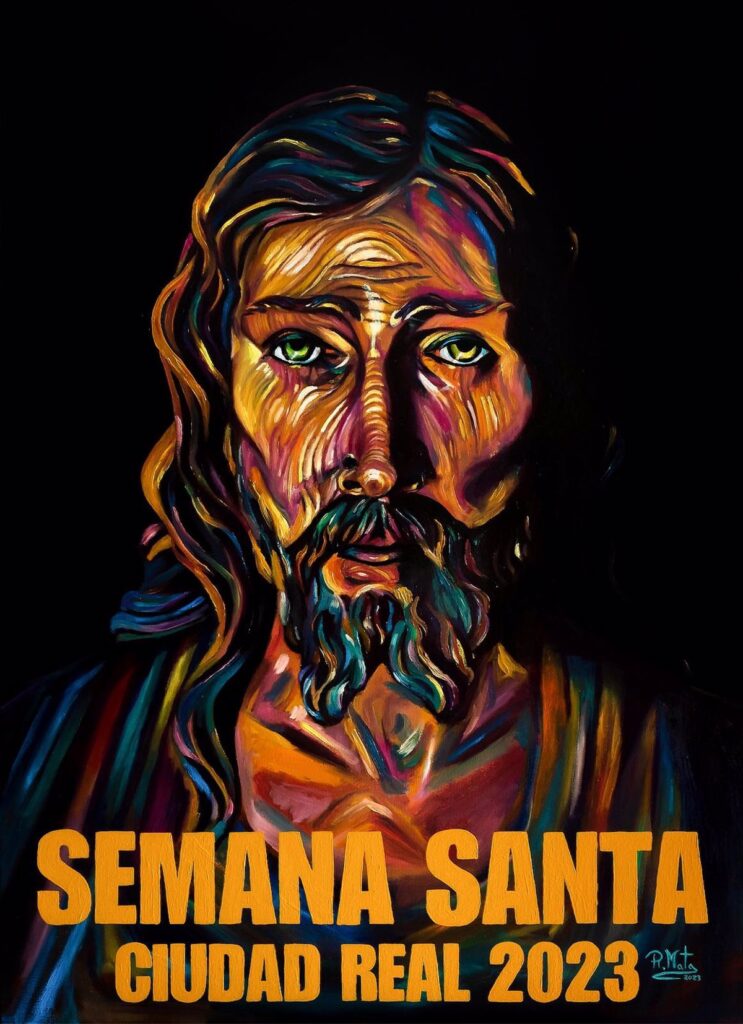 El Cristo de la Santa Cena, obra de Luis Fernando Ramírez, imagen del cartel oficial de la Semana Santa de Ciudad Real